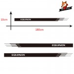 Car Auto Side Car Sticker Vinyl Side Stripe Skirt Sticker Decals Wraps Body Graphics Car Styling for Chevrolet Equinox